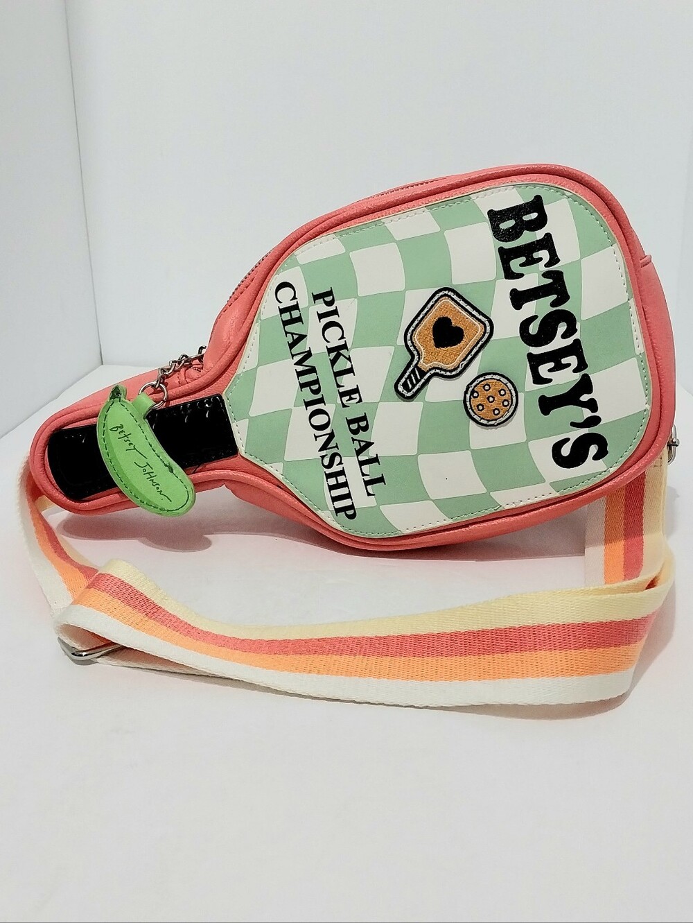 Betsey Johnson Pickleball Championship Crossbody Sling Bag - Picture 7 of 7